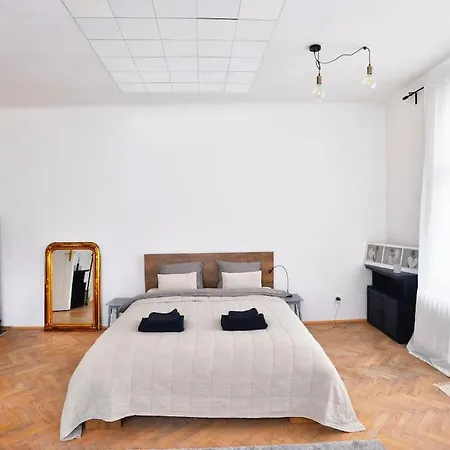 Airy & Bright Flat In Dejvice By Castle شقة